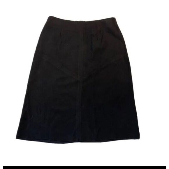Trina Turk Los Angeles Designer Skirt Viscose Blend Size 6 Black‎ - Picture 1 of 5